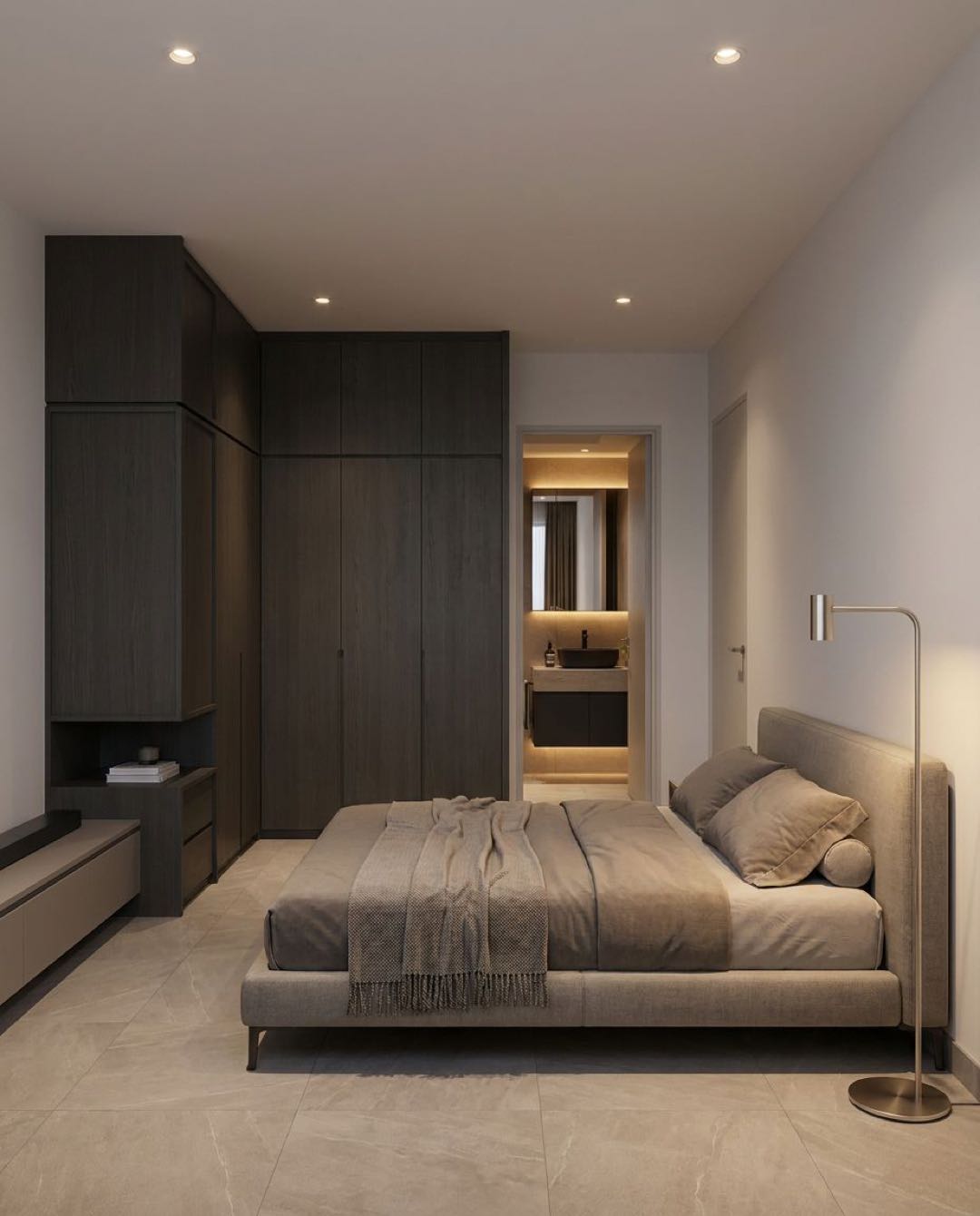 Modern Contemporary bedroom in a Singapore HDB flat