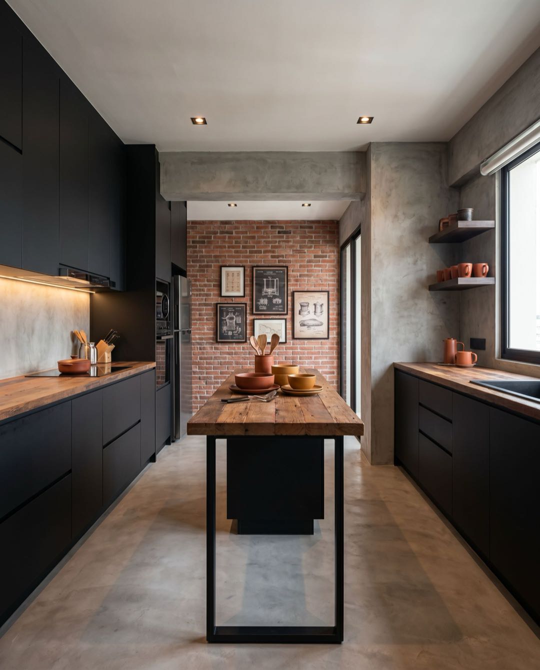 Industrial kitchen in a Singapore HDB flat