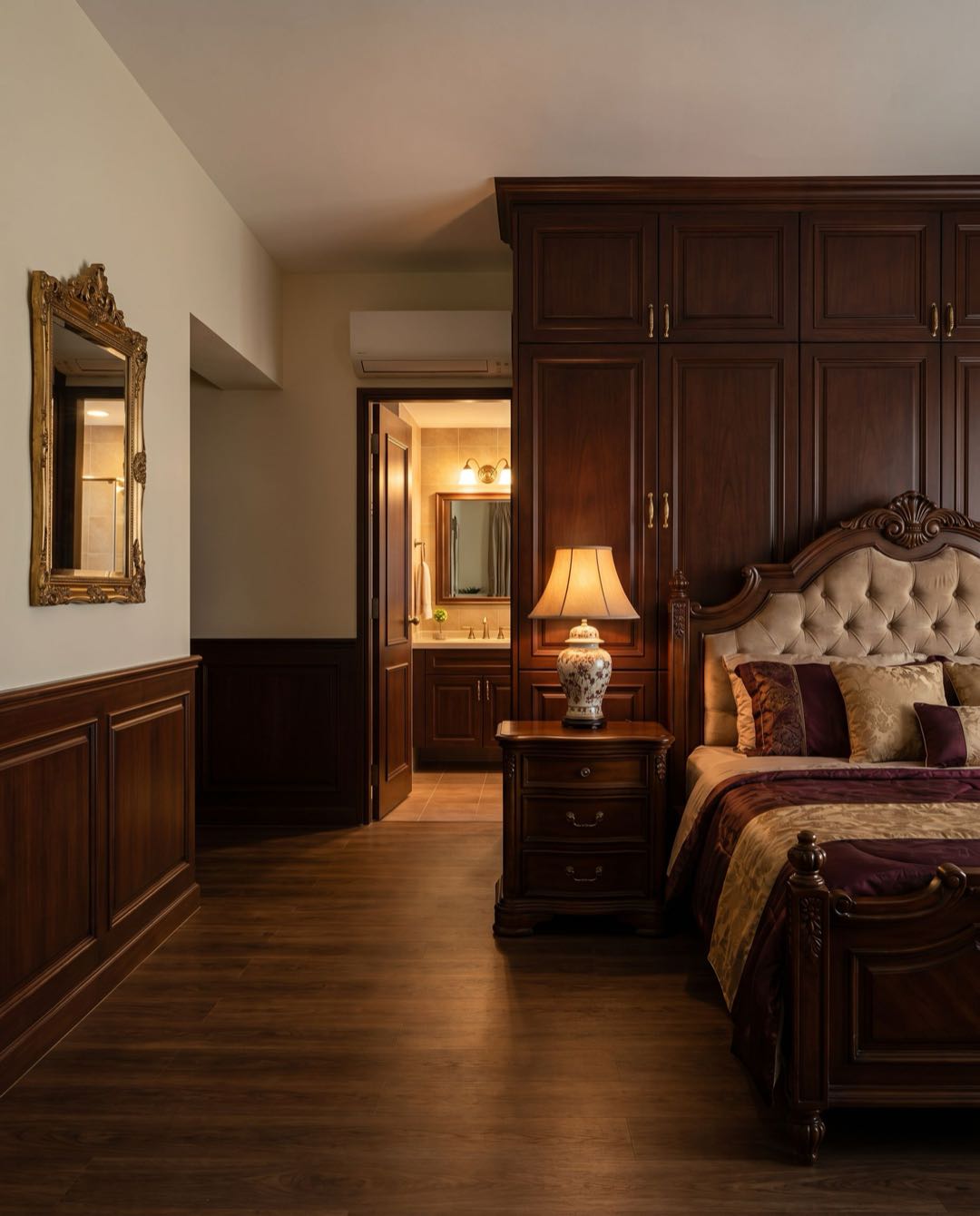 Traditional bedroom in a Singapore HDB flat