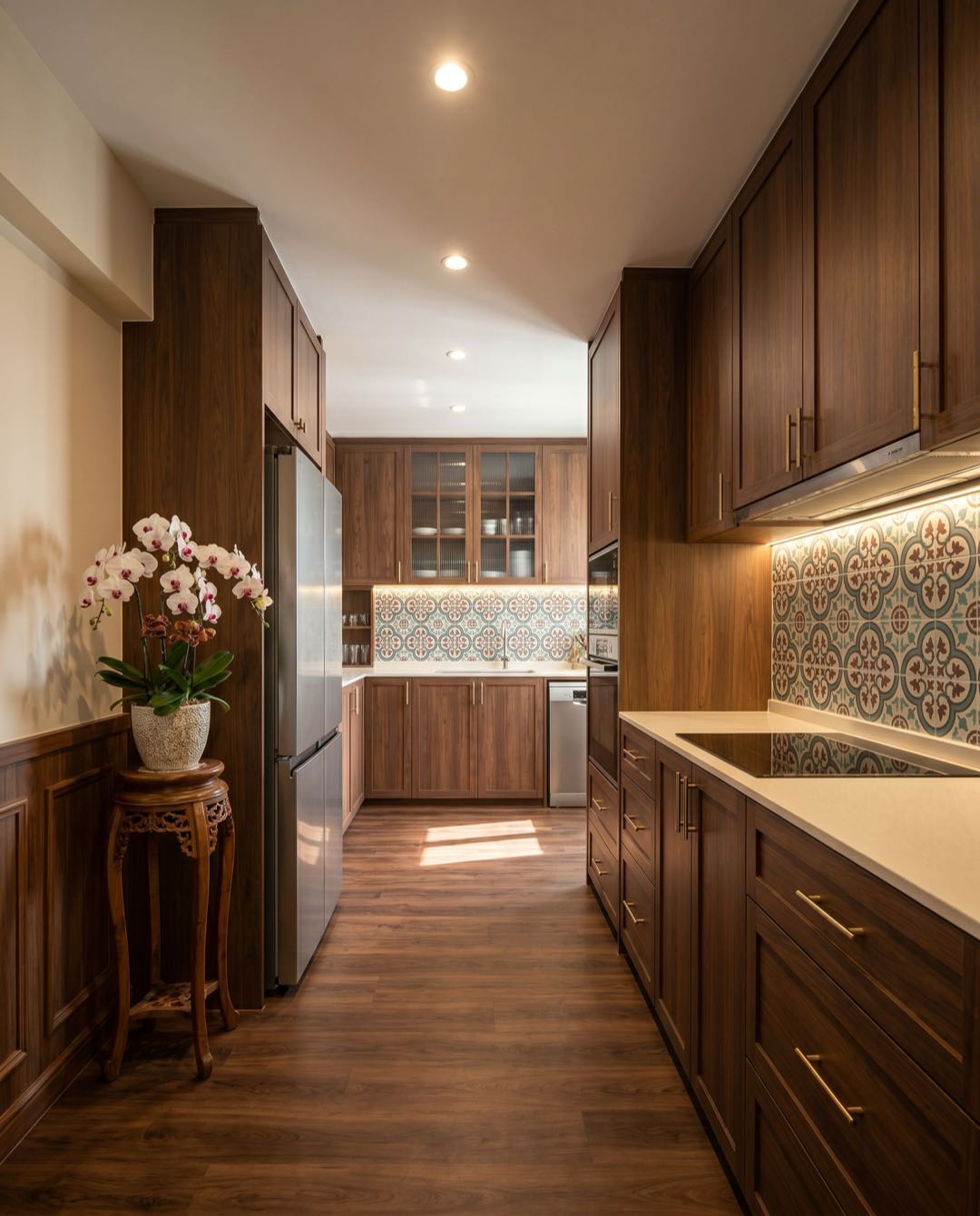 Traditional kitchen in a Singapore HDB flat