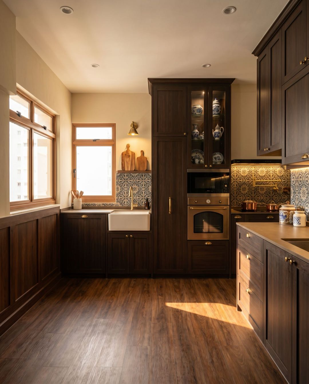 Traditional kitchen in a Singapore HDB flat
