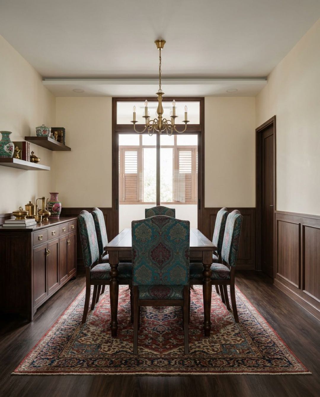 Traditional dining area in a Singapore HDB flat